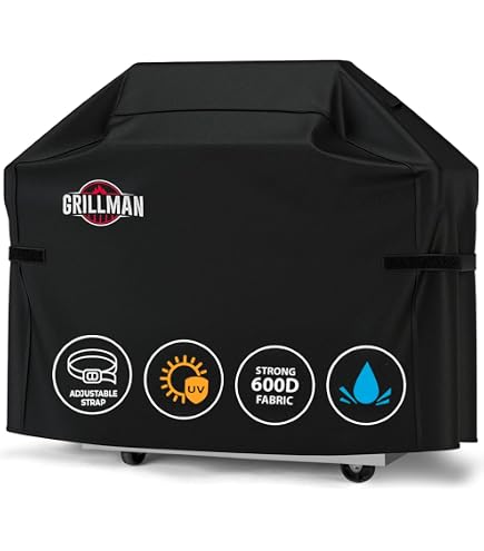 EVTSCAN Copertura Per Barbecue Impermeabile – 170x61x117 Cm, In Poliestere Con Corda Di Serraggio