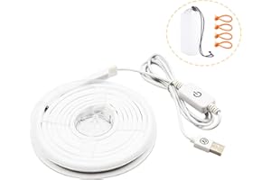 Bonlux USB Tent LED Lights Camping Strip Light Portable Lantern Waterproof LED Rope String Light for Outdoor Hiking Backpacking Night Riding Caravan Car Repairing Garden Lighting Cold White 6000K 1.5m