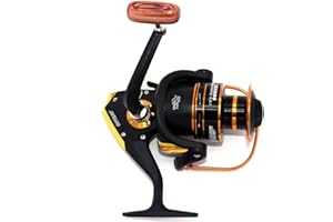 NUZAMAS JX6000 Fishing Reels - 12+1 Ball Bearings Lightweight Smooth Spinning Reels Max 12kg Pull Force Sa