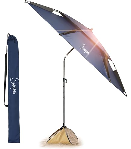 Yes Everyday Kalife Ombrellone Ecru - Telo In Poliestere 180g, Struttura In Alluminio, 8 Stecche Acciaio