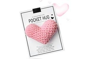 KWJEIULSOQ Strickwolle Kartoffel Puppe, Mutmacher Geschenk, Beste Freundin Geschenke, Lustige Geschenk für Freund Freundin Familie Freund Patient (Rosa)