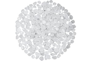 NASEOM 300 Stück Leuchtsteine Weiß,Leuchtsteine Nachtleuchtende,Steine Fluoreszierend,Pebble Steine Leuchtende,Steine Leuchtkiesel,Aquariumdeko Leuchtsteine,Steine Dekoration für Garten,Weg,Hof