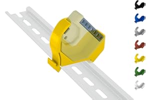 SHELLY HUTSCHIENENHALTER PW3D Shelly RGBW2 Mini DIN Rail Mount / Adaptor 35 mm Yellow (Prime))