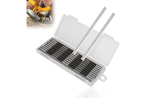 GUEGINE 12 Reversible Stainless Steel Planer Blades, Durable Double-Edge Design, for Professional & DIY Woodworking