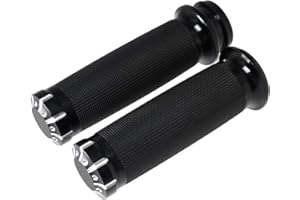 YHMTIVTU Poignées d'accélérateur électroniques de 2,5 cm compatibles avec Harley Touring 2008 et ultérieures FLS 2016