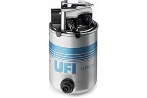 UFI Filters, Filtro Gasoil 24.095.01, Filtro de Combustible Diésel de Recambio, Apto para Coches, Apto para Distintos Modelos Nissan y Renault