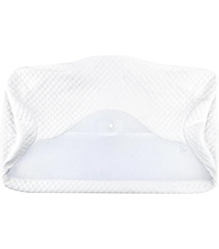 LITSPOT Federa di Ricambio Lavabile per Cuscino per Gambe e Ginocchia (Blanc