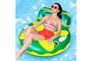 ZHUYNXIR Pool Lounger Float, Hammock Inflatable Rafts, Air Sofa Floating Chair Bed, Drifter Swimming Pool Beach Float for Kids Adult inflatable swim float