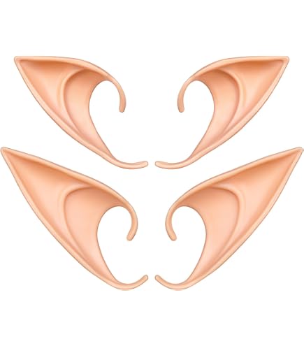 Oreilles Géantes En Plastique - Déguisement Farce, Accessoire Décollé Professeur, Couleur Peau