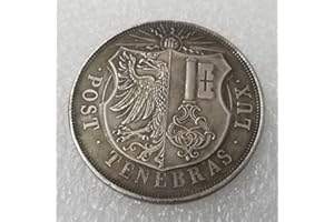 YunBest 1848 Pièce de Monnaie Ancienne en Franc Suisse – Pièce de Monnaie Ancienne Originale Suisse – Brillante Non circulée ou à Collectionner État BestShop