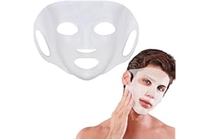 COSYSPARKS Couverture de Masque de Visage, Masque Facial de Silicone pour le Masques Silicone Visage pour Les Hommes et Les Femmes Réutilisable de Masque pour les Masques en Flocons