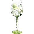 NymphFable 15oz Bunte Weingläser Blume Vogel Libelle Geschenkideen Personalisierte Geburtstagsgeschenk Für Freund