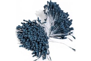 GIVBRO Stami di fiori a pistillo fai da te decorazione floreale centrale per la realizzazione di fiori finti calze in nylon accessori per fiori, 400 pezzi (#I)