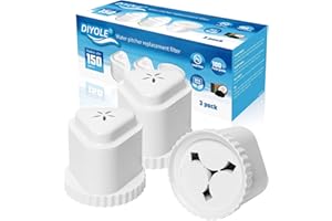 DIYOLE 3Pack Replacement Filter for Epic Water Filter Pitcher,Water Pitcher Filter Compatible with Aquagear/Seychelle,Greatly Reduces Sediment,Chlorine,Lead,Heavy Metals and Odors,BPA Free, Up to 150 Gallons