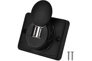 RUIRUIY Double Prise de Chargeur USB, Prise de Courant de Chargeur de Voiture USB 3.1A étanche ABS avec Adaptateur de Voiture USB 12V/24V LED pour Camion de Moto de Bateaux de Voiture 12v