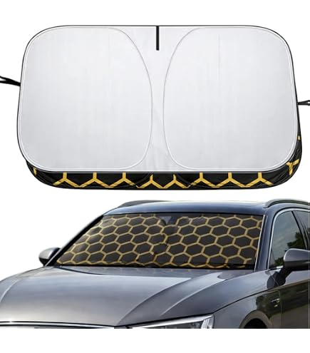 DIYUCAR Pare-soleil Pare-brise Pliable Volkswagen ID.3 2019-2024 – Protection UV 98% Réfléchissante Avec Sac De Rangement