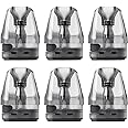 OXVA Xlim V2 Pod, No Nicotine, 2ml Cartridge Capacity, E-Cigarettes, Built-in Coils, Transparent E-Liquid Window, Multiple Pod Options, Pack of 6, (0.6ohm | 20w-25w)