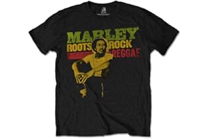Bob Marley Roots, Rock, Reggae T-Shirt Homme