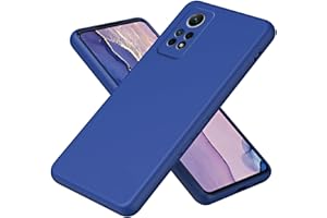 UPLAI Funda para Xiaomi Redmi Note 12 Pro 4G, Ultra Delgado Suave Silicona Líquida Antigolpes Carcasa con Premium Forro Fibra, Toque Estuche Caso.Azul
