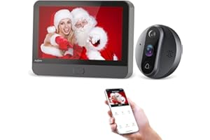 JeaTone Spioncino digitale per 35-130 mm di spessore della porta 1080P Fotocamera 4.3 ''Schermo di visione notturna a infrarossi Istantanea di movimento