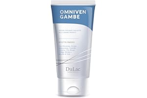 DULÀC FARMACEUTICI 1982 DuLàc, Omniven Crema Gambe Circolazione, Effetto Freddo, 150ml, con Diosmina, con Escina, Rusco, Vite Rossa, Ideale per Alleviare il senso di Pesantezza delle gambe, Made in Italy