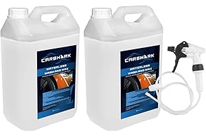Assured Products CARSHARK - Waterless Wash and Wax - 2 x 5L with Long hose trigger - Cleans and polishes without the use of water