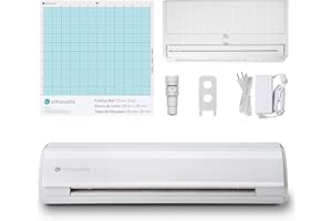 SILHOUETTE AMERICA Silhouette Cameo 5 - Cortador electrónico, color blanco