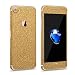 Produktbild OKCS Sticker Apple iPhone 7 Skin Glitzerfolie Folie Schutzfolie Slim Sticker Film - Magic Gold