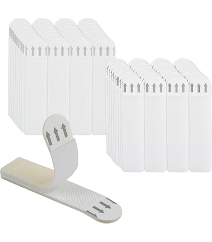 72-Piece Picture Hanging Strips – 36 Pairs Of Heavy-Duty Command-Style Adhesive, Damage-Free, 3 Sizes For Frames & Posters