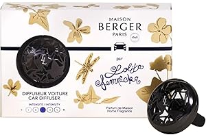Maison Berger Diffuseur Voiture Parfumé – Clip Métal 4,5 cm avec Recharge Incluse, Fabrication Française – Clip Grille Aération – Jusqu’à 4 Semaines de Diffusion (Lolita Lempicka Gun Métal)