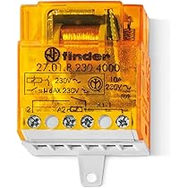 FINDER 20.23 Relè ad impulsi bistabile 230V AC con 2 contatti NA NC 16A