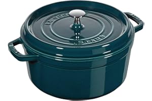 STAUB Casseruola/Cocotte in ghisa, Tonda 28 cm, 6,7 litri, La Mer