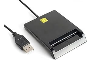 Ventalia DCR1 Lecteur Carte CPS (Carte Professionnel de santé) PC SC Carte Vitale monofente, Compatible Tout Logiciel Plug and Play - USB A - Compatible Windows/Mac
