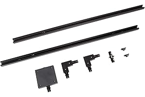 LUCIDE TRACK Starter Set - 1-Phasen Stromschienensystem/Stromschienenbeleuchtung - 2 Meter - 220V - Schwarz