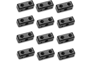 TERF® 50 Pcs Heavy Duty Modesty Block Wood & Furniture Jointing Connector - Black