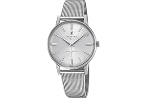 Festina męski analogowy zegarek kwarcowy z bransoletką ze stali szlachetnej F20252/1