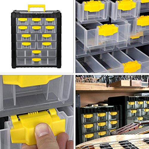 Kleinteilemagazin Sortimentskasten Fachkasten 12 Laden Koffer Werkstattregal - 4