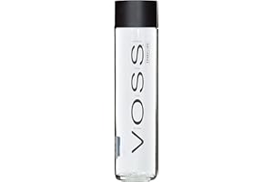 Voss Water Sparkling 375 ml, natürliches Mineralwasser mit Kohlensäure, 24er Pack (Einweg, 24 x 375 ml)