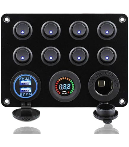 Interruttore A Dondolo Rettangolare On-off-on 3 Posizioni SPDT Nero Per - Foto 6