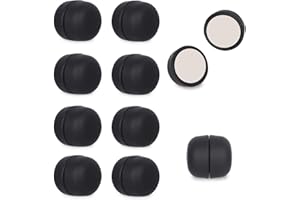 NIUOPPY Hijab Magnets 8pcs Strong Magnetic Hijab Pins, No-Snag Hijab Pins Multi-Purpose Pinless Brooch for Women Men Shawl Scarves Clothes (Black)