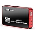 DIGITNOW! 4K HD USB 3.0 Video Capture Card with HDMI Loop-Out, 4k 60Hz No Lag Passthrough for Video Recording, Support Capture Resolution Up to 4K NV12 Format, Compatible with PS5/PS4…