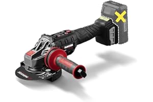 B HYVE Parkside - Smerigliatrice angolare senza fili, Parkside Performance X20V PWSAP 20, senza spazzole/brushless, senza batteria, senza caricabatterie, con valigetta per il trasporto