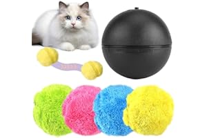 HOVCEH Active Rolling Ball Hund, Elektrischer Ball Hund, Selbstrollender Ball Hund, Haustier Elektrischer Spielzeugball
