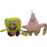 Grupo Moya 2 adet Peluş S&uuml;nger Bob, S&uuml;nger Bob + Patrick 20 cm