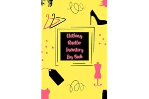 Clothing Inventory Log Book: 6x9, 350+ Product Listing | Pretty in Pink Product Listing Log Book for Online Clothing Resellers | Poshmark, Ebay, Mecari