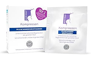 Multi-Mam Kompressen – Intensive Pflege wunder und gereizter Brustwarzen | 12 einzeln verpackte Kompressen á 1,5g Gel