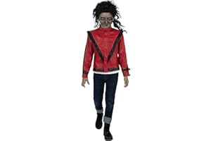 Funidelia Veste Officielle de Michael Jackson Thriller pour garçon. Accessoires de déguisements pour enfants pour fêtes, Carnaval et Halloween