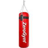 Zerogym Boks Kum Torbası Premium Kalite,İ&ccedil;i Dolu, D&ouml;ner Mekanizma ve Askı Aparatlı