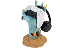 Grupo Erik Gameration One More Life Gaming Headset & Controller Holder | Phone Holder | Headphone Stand & Controller Stand For Most Controllers | Gaming Accessories For Desk | Gamer Gifts