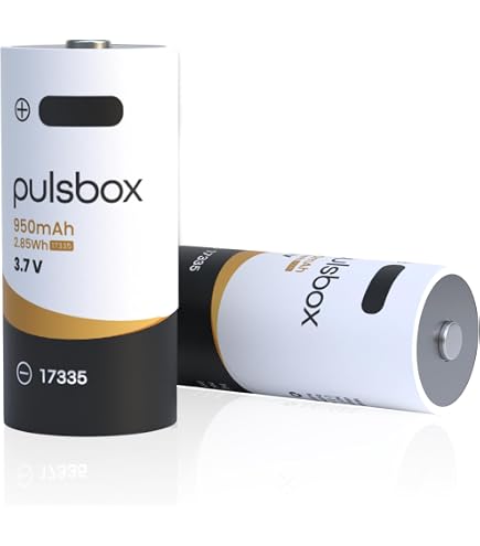Batterie Li-ion 18350 1200mAh - Rechargeable, Avec Protection PCB, Pour Lampe Torche LED, Cigarette électronique